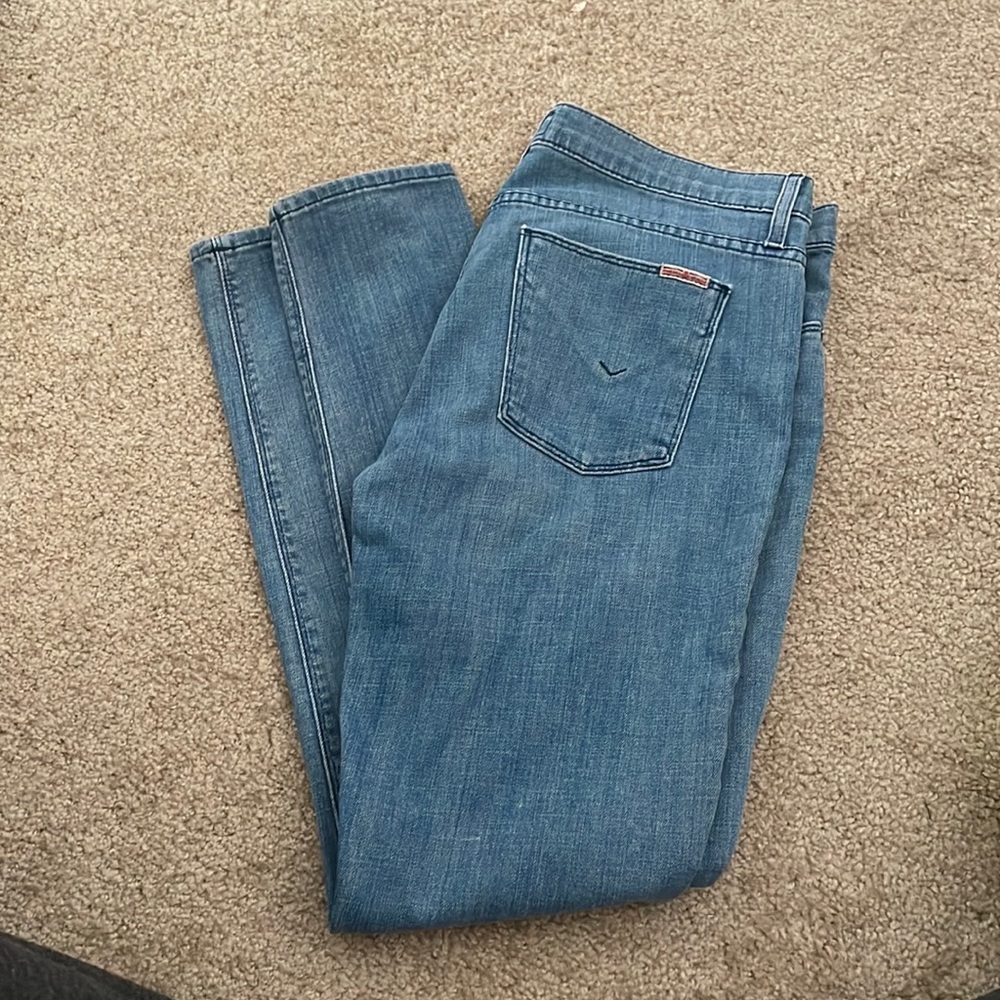 Hudson straight leg jeans